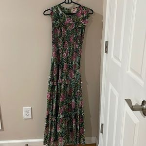 Banjanan floral printed maxi dress